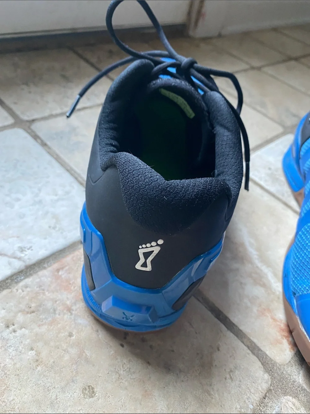 INOV8 F-Lite 290 Training Running Shoe Sneaker Blue Heel Lock Men's Size 12
